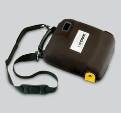 LIFEPAK 1000 carrying case shoulder strap shown attached to its compatible case